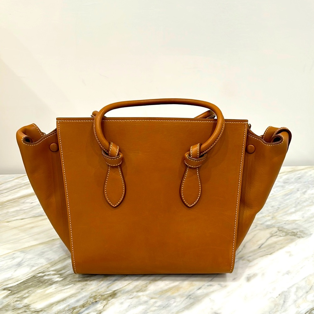 Celine Tan Leather Tote